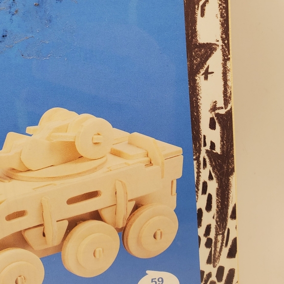 Armored Vehicle Military Model JP236 Robotime ROWOOD series 59 PCS NEW Age 8+ - Picture 4 of 9